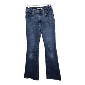 Levi’s 726 High Rise Flare Jeans Medium Wash Size 26